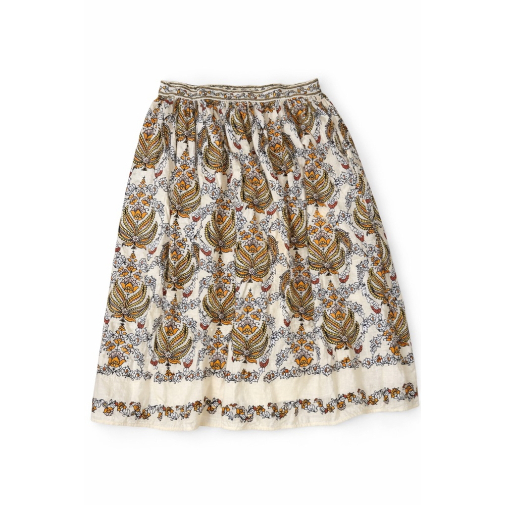 MAX STUDIO Boho Print Cotton Skirt XL